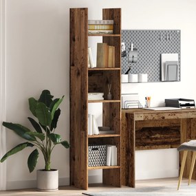 vidaXL Βιβλιοθήκη Παλαιό ξύλο 40 x 35 x 180 εκ. Επεξεργασμένο ξύλο