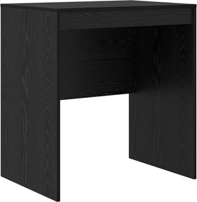 vidaXL Γραφείο με συρτάρι με ράφι με αποθήκευση 2 pcs Μαύρη Οξυά