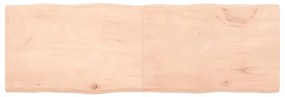 vidaXL Επιφάνεια Τραπεζιού 180x60x(2-4) εκ. Ακατέργ. Μασίφ Ξύλο Δρυός