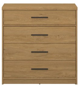 Συρταριέρα Pavi Βελανιδιά 84.3x33.8x87.2cm - TO-PAVI4S