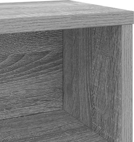 vidaXL Ράφι Αποθήκευσης CDs Γκρι Sonoma 40 x 17 x 17 εκ.