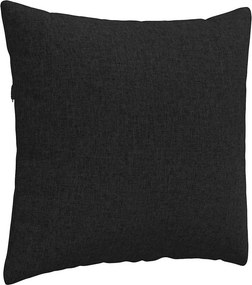vidaXL Μαξιλάρι Καναπέ 2 pcs Μαύρο 45 x 45 cm ύφασμα