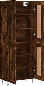 vidaXL Ντουλάπι Καπνιστή Δρυς 69,5x34x180 εκ. από Επεξεργασμένο Ξύλο