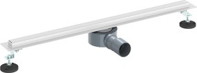 vidaXL 360° Νεροχύτης ντους με λεπτό μοντέλο Ασημί 70 cm