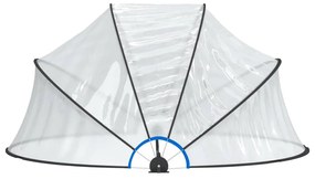 Προστατευτικό Κάλυμμα Πισίνας Στρογγυλό 315 x 158 εκ. από PVC - Διαφανές