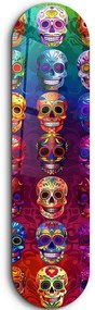 Πίνακας Γυάλινος Sugar Skulls 226SNG1147 20x80cm Multi Wallity Κάθετοι Γυαλί