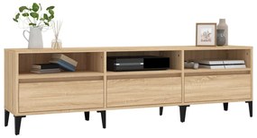 vidaXL Έπιπλο Τηλεόρασης Sonoma Δρυς 150x30x44,5 εκ. Επεξ. Ξύλο