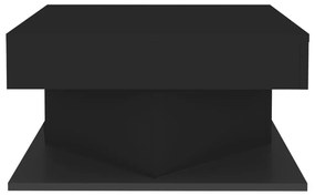 Τραπεζάκι Σαλονιού Μαύρο 57 x 57 x 30 εκ. από Μοριοσανίδα - Μαύρο