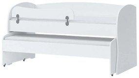 Κρεβάτι Παιδικό 2 Θέσεων Riddle Plus (Για Στρώματα 90x200/80x190cm) 161590959 98x205x102cm White Single