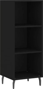 vidaXL Ντουλάπι Μαύρο 34,5x32,5x90 εκ. Επεξεργασμένο Ξύλο