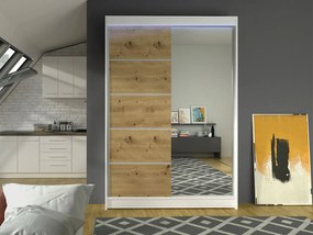 Ντουλάπα Lino III Συρόμενη-Fusiko-Leuko