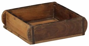 vidaXL Δίσκος με αποθήκευση 4 pcs Καφέ 31 x 29 x 10 εκ