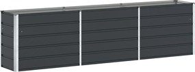 vidaXL Γλάστρα Ανθρακί 290 x 50 x 75 εκ Επικαλυμμένος Χάλυβας