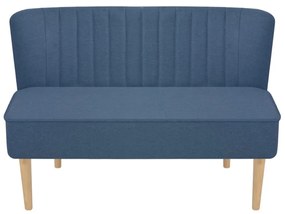 vidaXL Καναπές Μπλε 117 x 55,5 x 77 εκ. Υφασμάτινος