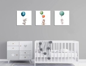 Decorative Canvas Painting (3 Pieces) FAH11 Multicolor