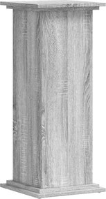 vidaXL Βάσεις Φυτών Γκρι Sonoma 33x33x80 εκ. Επεξεργασμένο Ξύλο
