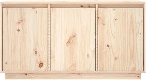 vidaXL Ντουλάπι 111x34x60 εκ. από Μασίφ Ξύλο Πεύκου