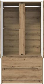 vidaXL Ντουλάπι Τεχνίτικη Δρυς 79,5 x 49 x 156 εκ