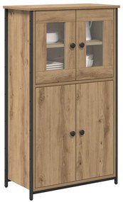vidaXL Highboard Artisan Oak 62 x 32 x 106,5 εκ Επεξεργασμένο ξύλο