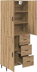 vidaXL Highboard 2 τμχ. Artisan Oak 69,5 x 34 x 180 εκ.