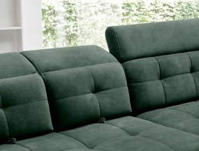 Γωνιακός καναπές Ferin-Prasino-Δεξιά