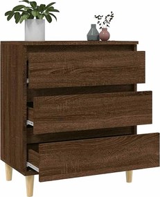 vidaXL Μπουφές Καφέ Δρυς 60x35x70 εκ. από Επεξεργασμένο Ξύλο