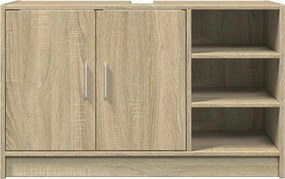 vidaXL Ντουλάπι Νιπτήρα Sonoma Δρυς 90x29x55εκ. από Επεξεργασμένο Ξύλο