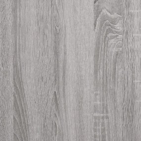 vidaXL Δισκοθήκη Γκρι Sonoma 84,5 x 38 x 48 εκ. από Επεξεργασμένο Ξύλο
