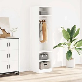 vidaXL Ντουλάπα Λευκή 50 x 50 x 200 εκ. από Επεξ. Ξύλο