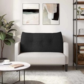 vidaXL Μαξιλάρι Πλάτης Μαύρο 100 x 24 x 50 εκ ύφασμα