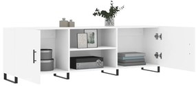 vidaXL Έπιπλο Τηλεόρασης Λευκό 150x30x50 εκ. από Επεξεργασμένο Ξύλο