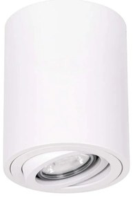 Φωτιστικό Οροφής-Σποτ Κινούμενο Akira 60618 Φ8x10cm IP44 GU10 White GloboStar