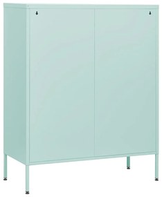 vidaXL Συρταριέρα Χρώμα Μέντα 80 x 35 x 101,5 εκ. από Ατσάλι