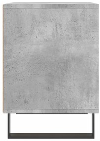 vidaXL Κομοδίνα 2 τεμ. Γκρι Σκυροδέματος 40x35x50 εκ. Επεξεργ. Ξύλο