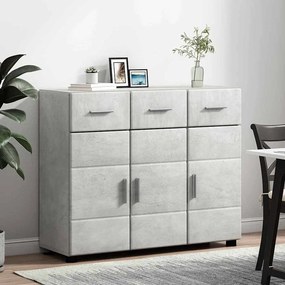 vidaXL Πλαϊνό γραφείο FLORIN 88,5 x 30,5 x 73 εκ Σκυρόδεμα Γκρι