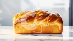 Σετ των 2 Intra Συλλεκτικό Ξύλινο Παζλ Plywood 4mm - Φρεσκοψημένο πλεκτό ψωμί Σε Ξύλινο Κουτί - Διαστάσεις: 10x10 cm – 25 κομμάτια