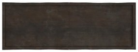 vidaXL Επιφ Τραπεζιού Αν Καφέ 180x60x(2-6)εκ.Ακατέργ. Μασίφ Ξύλο Δρυός