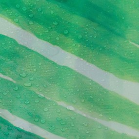 Leaves 180x200 green κουρτίνα μπάνιου πλαστική Sealskin