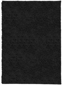 vidaXL Χαλί Shaggy PAMPLONA με Ψηλό Πέλος Μοντέρνο Μαύρο 200x280 εκ.