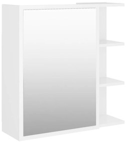 vidaXL Καθρέφτης Μπάνιου Λευκός 62,5 x 20,5 x 64 εκ. Μοριοσανίδα