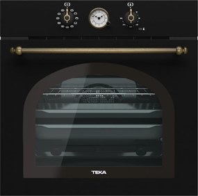 Teka HRB 6300 AT Φούρνος άνω Πάγκου 70lt χωρίς Εστίες Π59.5εκ. Υδρόλυση Μαύρος