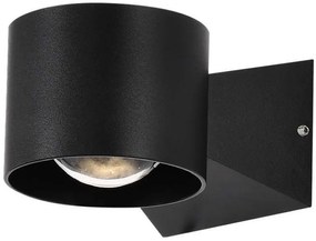Επιτοίχιο Φωτιστικό Κήπου LED Up-Down 5W 465lm 90° IP65 Φυσικό Λευκό Μαύρο 10446 VTAC-10446-Μαύρο 10446