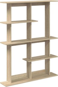 vidaXL Ράφι Τοίχου Sonoma Δρυς 102 x 20 x 130 εκ. Επεξεργασμένο Ξύλο