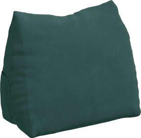 vidaXL Μαξιλάρι Πλάτης Σκούρο Πράσινο 60 x 50 x 20 cm