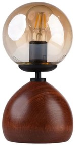 Φωτιστικό Επιτραπέζιο 534LUN5182 Φ15x30cm 1xE27 40W Honey-Walnut Opviq