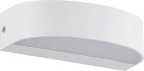 LED Απλίκα Εξωτερικού Χώρου Zip 8W IP65 Ανθεκτικό στην αλμύρα Λευκό
