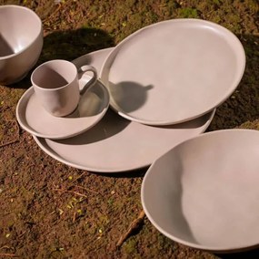 Σερβίτσιο Πιάτων Stoneware Bio Mahogany – Σετ 18τμχ - Porto Brasil