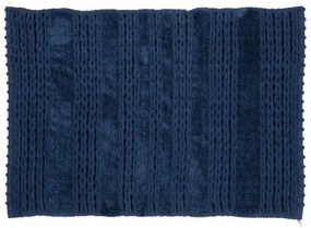 Ταπέτο Μπάνιου Life 1128-Navy Nef-Nef 60Χ90 60x90cm Cotton-Polyester