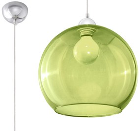Sollux Κρεμαστό φωτιστικό Ball 1,πράσινο,1xE27/60w