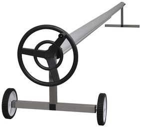 vidaXL Roller Καλύμματος Πισίνας με Βάση από Ανοξείδωτο Χάλυβα